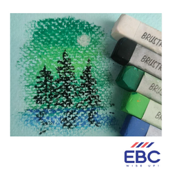 BRUSTRO Artist's Soft Pastels Square Sticks (Shades 24)